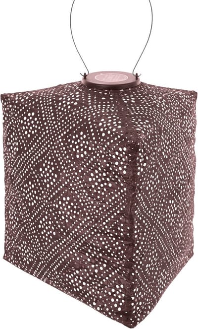 Lumiz Solar Tuinverlichting - Tuinverlichting op zonne energie - Buitenlampjes - Tuinverlichting op zonneergie - Buitenverlichting - Decoratie - Topaze Triangle - 28 cm - Plum