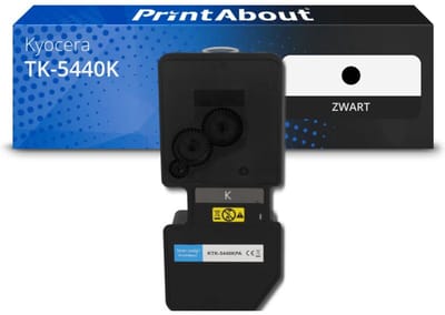 PrintAbout huismerk Toner TK-5440K Zwart Hoge capaciteit Geschikt voor Kyocera