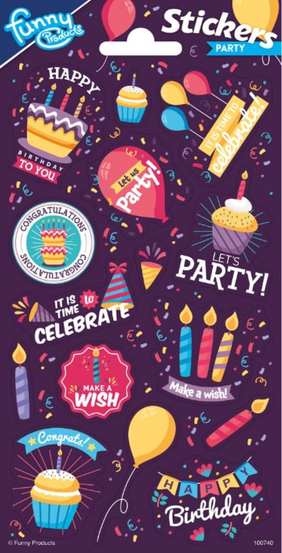 Wefiesta - Stickers Party HBD