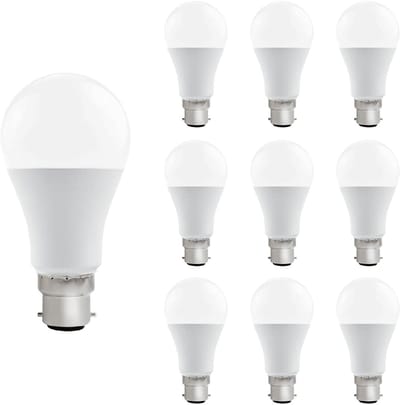 VITO LED Lamp A60 B22 - 15W (vervangt 100W) - 1365lm - 4000K - 220-240V - Ø50mm - Energiezuinig - 10 stuks