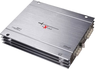 Excalibur X600.2 - Autoversterker - 2-Kanaals - 1200W Piek / 2 x 60W RMS - 4Ω - Variabele Crossover (High/Low Pass) - MOSFET Voedingsmodule