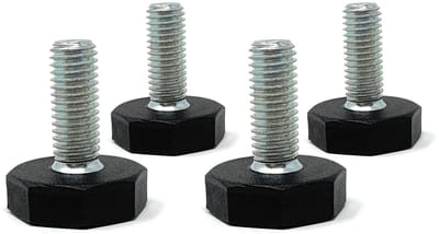 Allecto - Verstelschroef - Afstelschroeven van staal - Ø 27 mm - Hoogwaardige kwaliteit - Belastbaar tot 500 kg - Voor diverse toepassingen