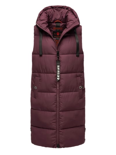 Navahoo dames lange bodywarmer Schnuffelchen – Warm & Stijlvol met Capuchon