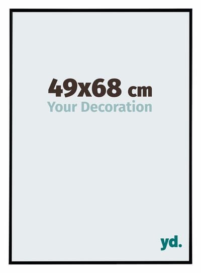 Your Decoration - Fotolijst 49x68 cm - Kunststof - Zwart Mat - Evry