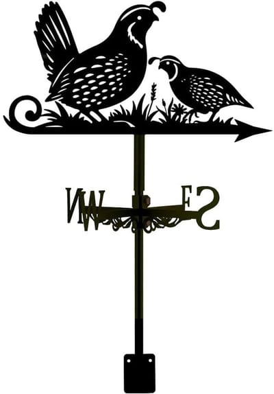 Windwijzer - smeedijzeren windwijzer - decoratief - weerbestendig - geschikt voor tuinen en daken-FXB40