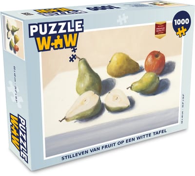 Puzzel Peren - Fruit - Verf - Legpuzzel - Puzzel 1000 stukjes volwassenen