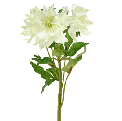 Kerstroos Kunstmatige Sneeuwroos Decoratie Zijden Bloemen 36cm