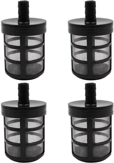 Jhubersproducts - 4-delige buisfilters - Aanzuigfilter - Verleng de
