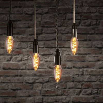 Vintage Edition Standaard 230 V LED kaars E14 150lm 4W 1800K dimbaar Goud