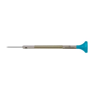 Bergeon schroevendraaier 30081-150, van roestvrij staal, met roestvrijstalen kling, 1,5 mm, ergonomisch