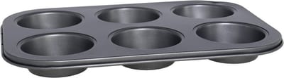 Gerimport - Muffins/cupcakes maken bakvorm/blik voor 6x stuks 26 x 19 cm