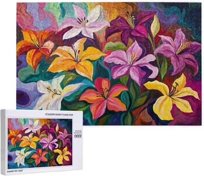 Kleurrijke Legpuzzels - Volwassen Puzzels - Ontspannend Spel - 5000 Stukjes - 181x105cm - Bloemrijk