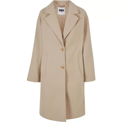 Urban Classics - Oversized Long Jas - L - Beige
