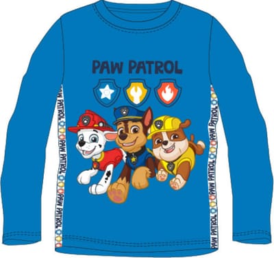 PAW Patrol Shirt - Blauw - Katoen - Maat 98