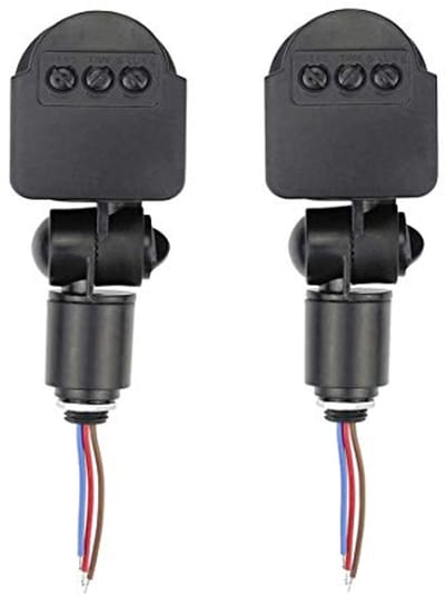 2 stuks DC 12V Outdoor Infrared PIR Bewegingssensor Schakelaar