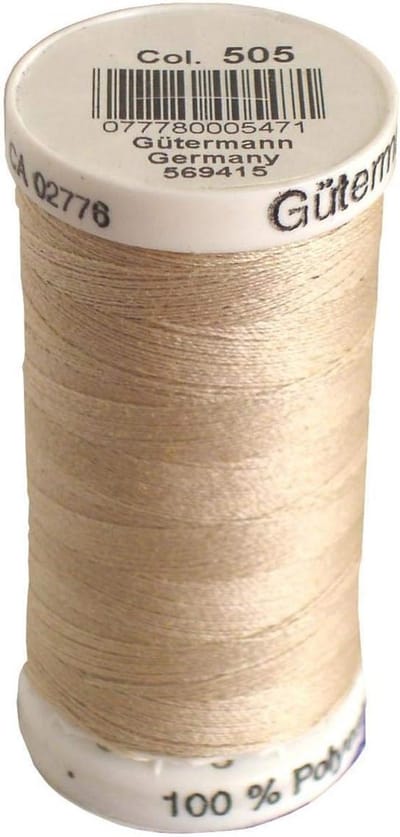 Polyester Garen - Naaigaren All-purpose - Kleding Maken - Hoge Scheurvastheid - 279 x 559 cm - Beige