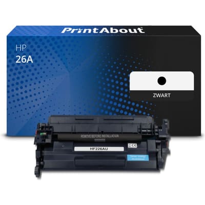PrintAbout huismerk Toner 26A (CF226A) Zwart Geschikt voor HP
