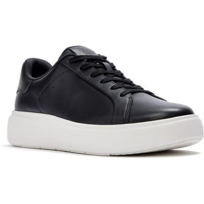 FitFlop RTG leren vetersneakers ZWART - Maat 37