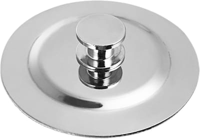 Afvoer Haarvanger - Badstop - Douche Vloer - Roestvrij Staal - 5.5 cm - Zilverkleurig