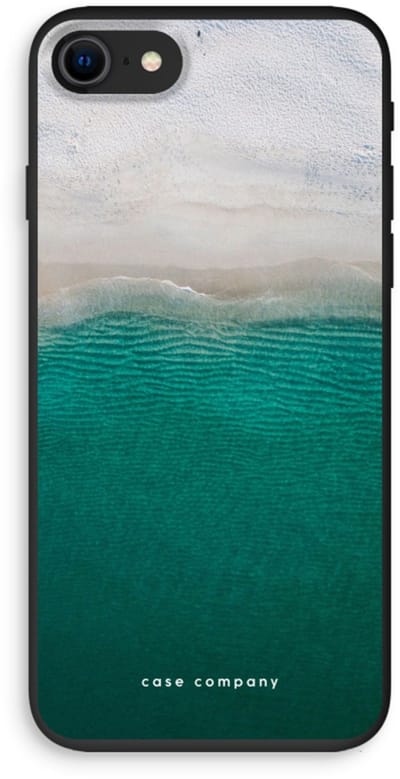 Case Company® - Hoesje geschikt voor iPhone SE 2020 hoesje - Stranded - Biologisch Afbreekbaar Telefoonhoesje - Bescherming alle Kanten en Schermrand