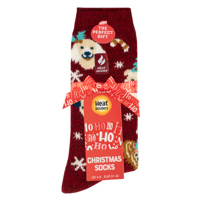 Dames Lite Thermische Kerst Novelty Patroon Sokken