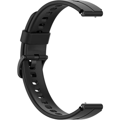 Siliconen Vervangende Bandjes Verstelbare Polsband Compatibel voor Huawei Watch FIT Mini Smart zwart