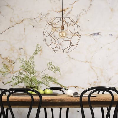 it's about RoMi Hanglamp Marrakesh - Koper - Ø34cm - Modern,Luxe - Hanglampen Eetkamer, Slaapkamer, Woonkamer