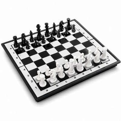 BOTC Magnetisch Schaakbord met Schaakstukken - Opklapbaar - Schaakspel - Schaakset - Chess Set