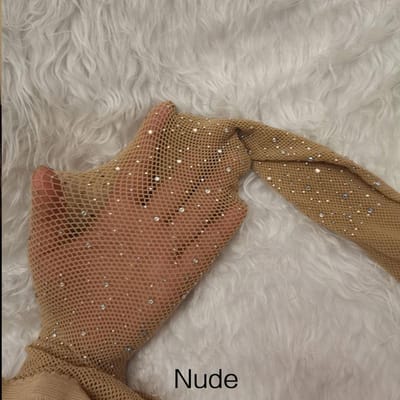 Collants résille brillants tendance à petits trous Collants à paillettes Bas fins à strass pour femme Fille