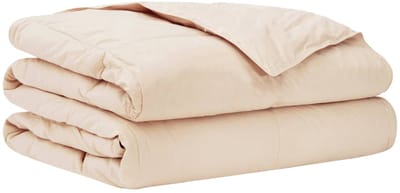 vidaXL - Zomer - Deken - Beige - 200 - x - 220 - cm - 100% - Natuurlijke - Kapok