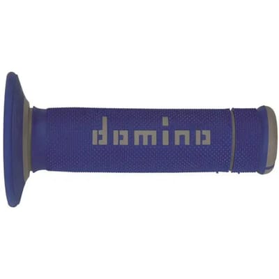 Caoutchouc de Poign�e A190 Bleu/Gris Domino Diam�tre 22 mm. Longueur 118 mm Ferm�