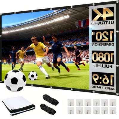 Projectiescherm - Beeldoppervlak - Thuisbioscoop Ervaring - Groot formaat - 120 inch - Wit