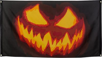 Boland - Polyester vlag Creepy pumpkin - Horror - Horror