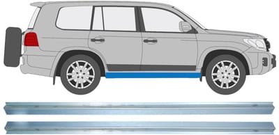 Reparatie dorpel voor Toyota Land Cruiser V8 FJ200 2007- / Links = Rechts / Set