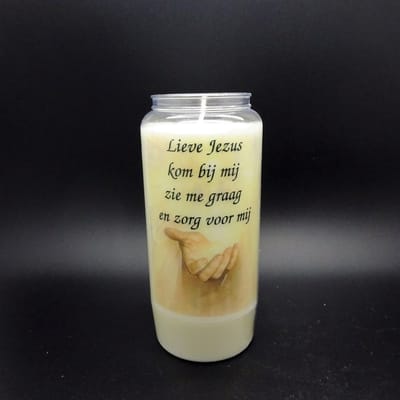 Noveenkaars Spreuk 006 - 6 dagen brander (5 stuks)