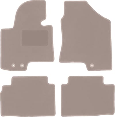 Beige veloursmatten voor: Hyundai ix35 SUV (2009-2015)