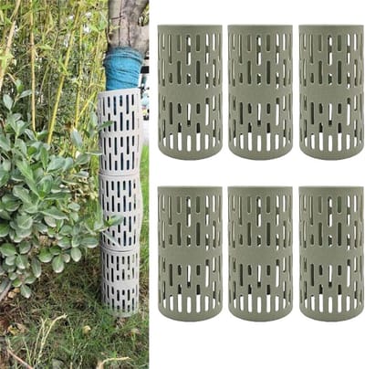 Planten Boomstambeschermer - Boom Schorsbeschermer - Tuinieren Plantenverzorging - Schaalbaar Ventilerend - 20x34 cm - Groen
