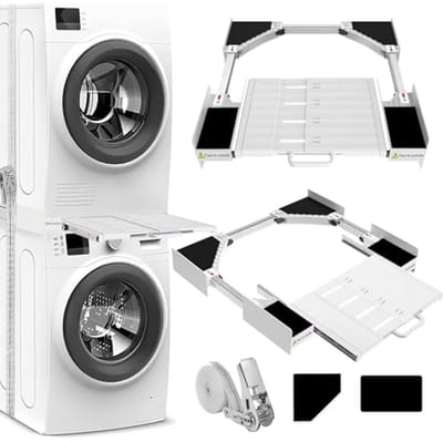 Universeel Verbindend Frame voor Wasmachines en Wasdrogers - Stapelset voor Optimaal Gebruik van Ruimte