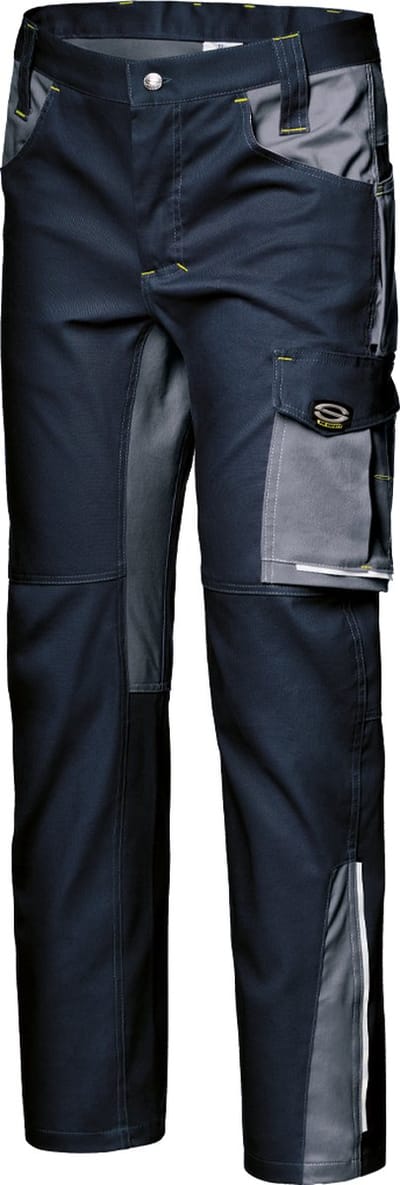 SIR SAFETY FUSION STRETCH Werkbroek HEREN Veiligheidsbroek Marinegrijs - Met Hamerlus - Met D ring - Met Kniezak