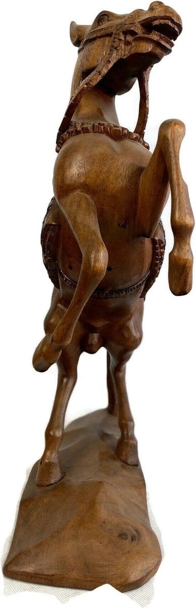 Original Indonesian wood carving / wood carving bali/ vintage artwork for sale / art deco