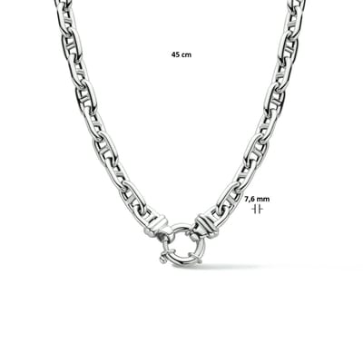 Collier Marine 7,6 Mm 45 Cm Met Groot Springslot