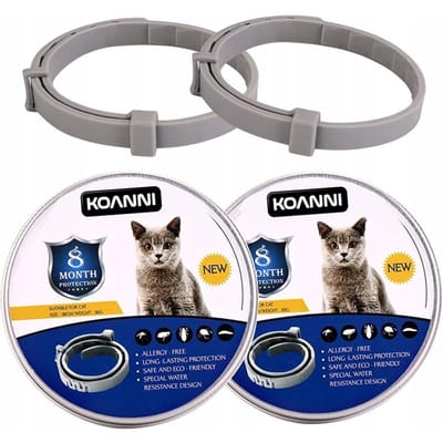 2X Halsband Voor Kat Tegen Vlooien Teken Universeel