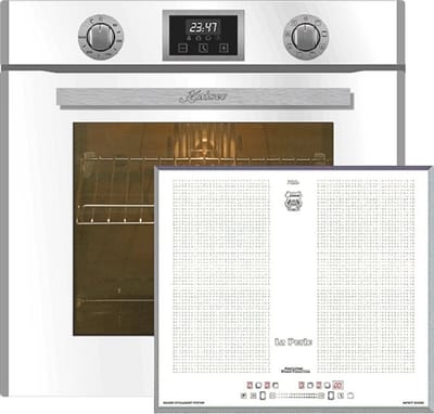 Kaiser - Inbouwoven - EH 6326 W - Inductiekookplaat - KCT 67 FIW - elektrische oven - 79L - 60 cm - met 1-voudige telescoopgeleider,