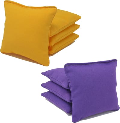 Cornhole Tassen - Werptassen Set - Buiten Spel - ACA Regulatie - Set van 8 - Zwart Rood