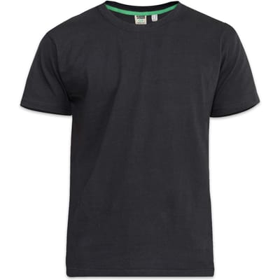 Duke Heren D555 Flyers Ronde Hals Kingsize T-shirt 5XL zwart