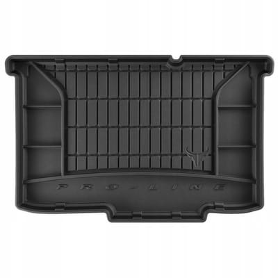 FROGUM Kofferbakmat - Rubber - Geschikt voor OPEL CORSA D (2006-2014) - Hatchback - Lage laadvloer - Organizer functie - Zwart