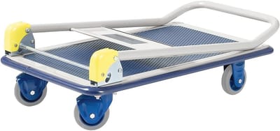 Inklapbare Platformwagen met Duwbeugel - Draagvermogen 150 kg - Laadvlak 740x480 mm