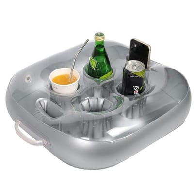 Dailygoods - Opblaasbare IJsemmer met Bekerhouders voor Poolparty's en Buitenevenementen