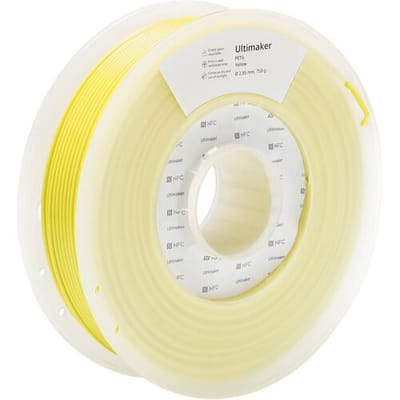 UltiMaker 227340 Filament PETG Chemisch bestendig, Hittebestendig 2.85 mm 750 g Geel 1 stuk(s)