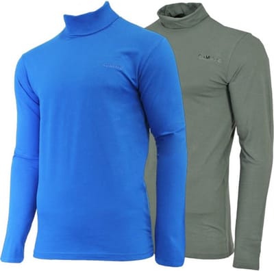 2-Pack Campri - Skipully - Wintersportpully - Heren - Cobalt blue/Jungle green (641) - maat S